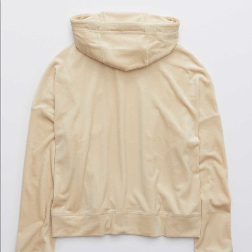 Aerie OFFLINE After Party Velour Hoodie - Picture 5 of 8